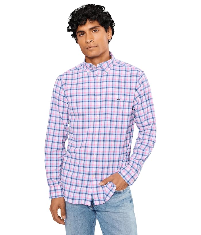 Vineyard Vines Grenadine Check FRWT Performance Shirt