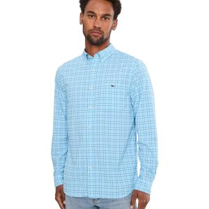 Vineyard Vines Seascape PLD FTHRWT Performance Shirt
