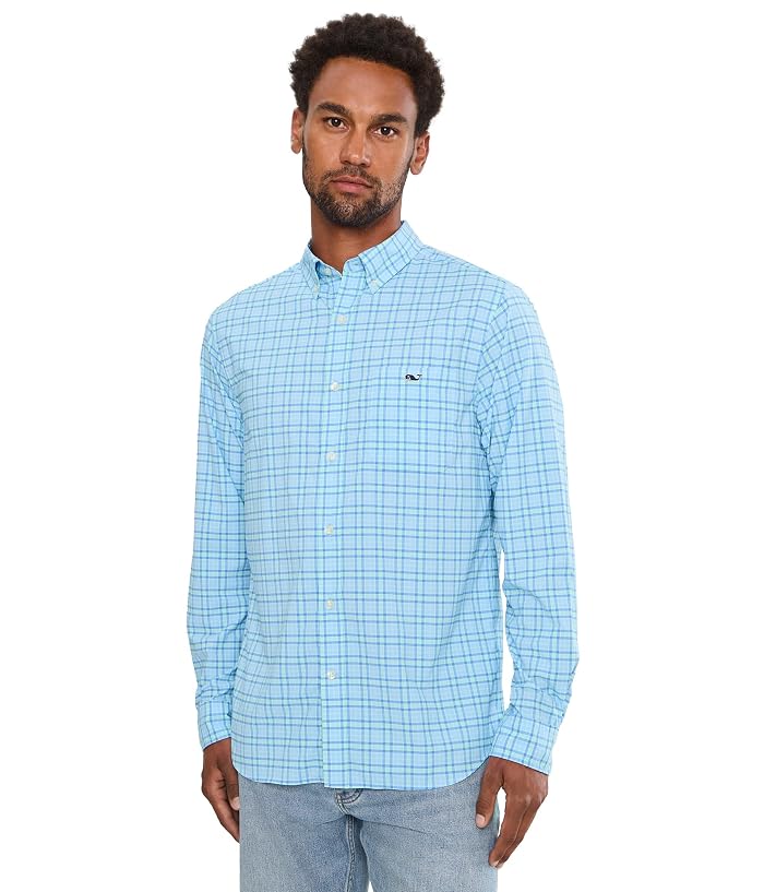 Vineyard Vines Seascape PLD FTHRWT Performance Shirt