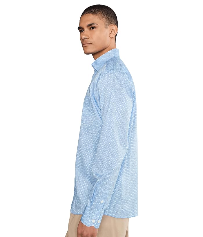 Johnston & Murphy Logan Printed Cotton Long-sleeve Shirt - Image 3