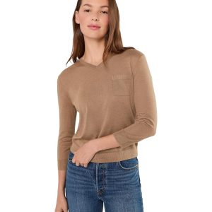 Vince 3/4 Sleeve V-Neck