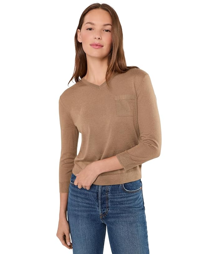 Vince 3/4 Sleeve V-Neck