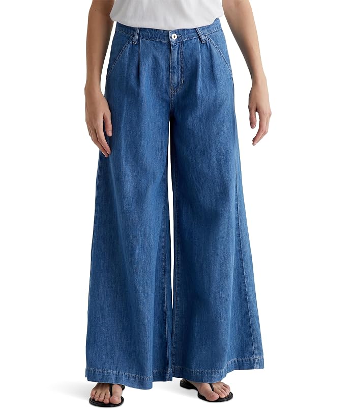 AG Jeans Melinda High-Rise Ultra Wide Palazzo Jeans in Catalina