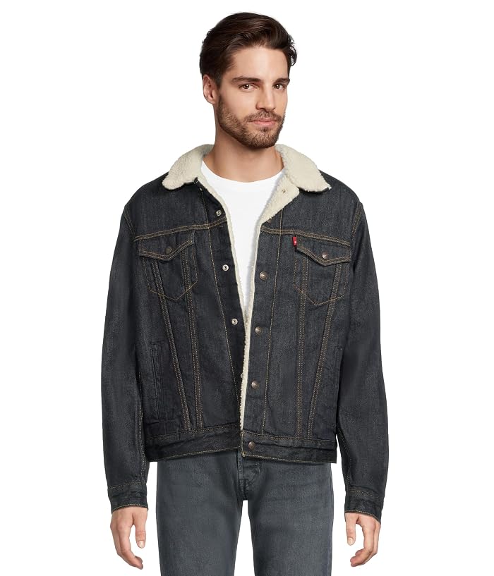 Levi's® Mens Relaxed Fit Plaid Trucker