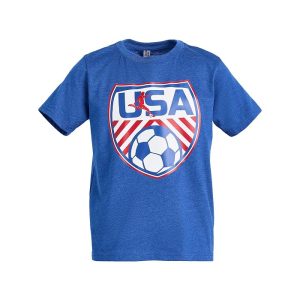 ChalkTalk SPORTS Soccer Short Sleeve T-Shirt - Soccer USA (Little Kid/Big Kid)