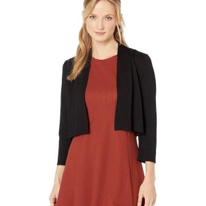 Calvin Klein Solid Rayon Knit Shrug