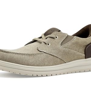 Nunn Bush Brew City Easy On And Off Moccasin Toe Hands Free Oxford Organic Canvas Lace-Up
