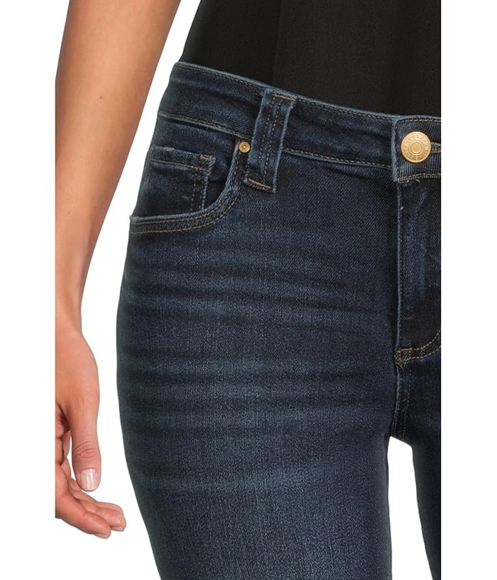 KUT from the Kloth Petite Stevie Mid Rise Straight Leg 5 Pkt - Image 4