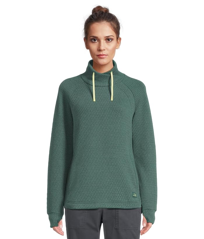 L.L.Bean Ridgeknit Crossneck Pullover