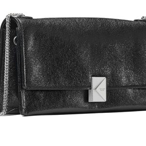 Kate Spade New York Deco Glazed Leather Soft Shoulder Bag