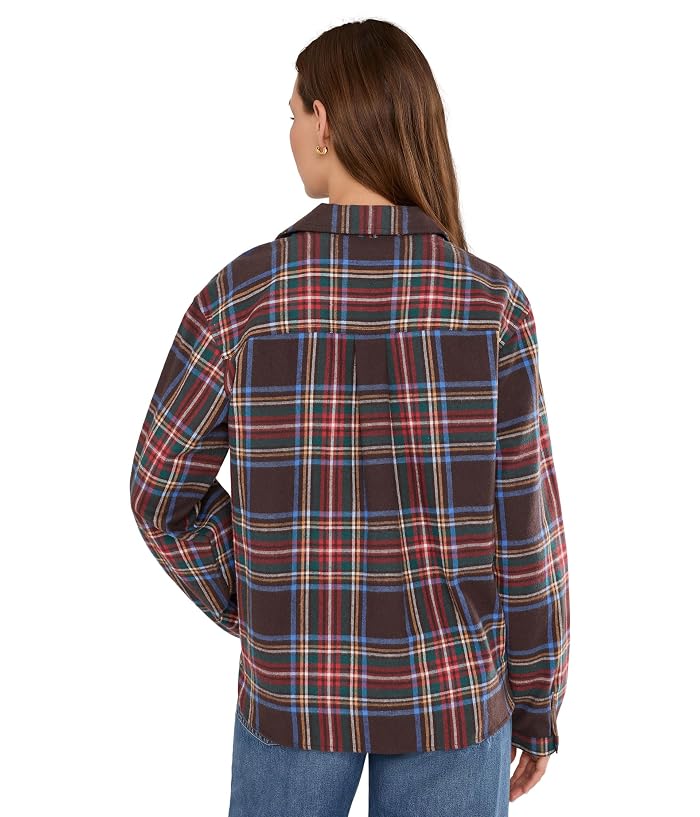 L.L.Bean Scotch Plaid Shirt Y Neck - Image 4