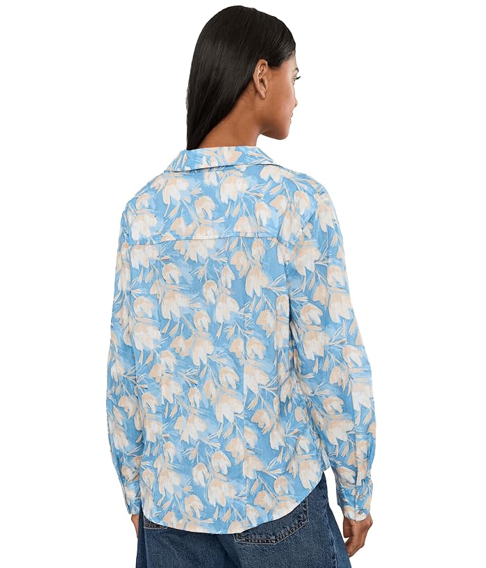 NIC+ZOE NZ by NIC+ZOE Shadow Floral Core Cotton Shirt - Image 4
