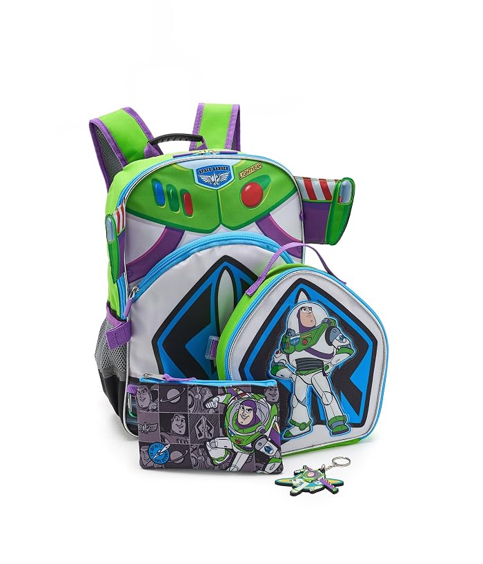 BIOWORLD Kids Buzz Lightyear Kid's Four-Piece School Backpack