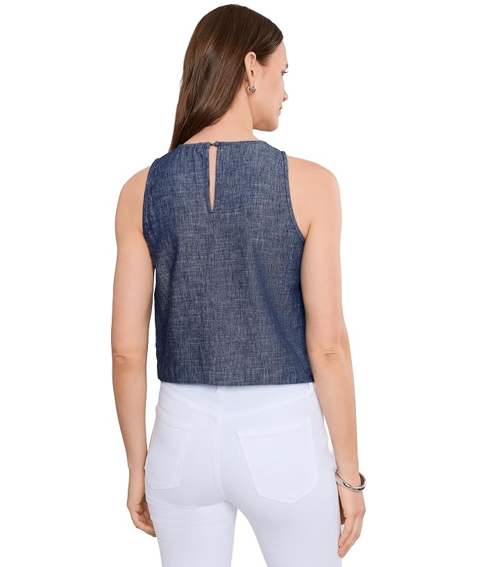NIC+ZOE NZ by NIC+ZOE Chambray Mix Stevie Tank - Image 4