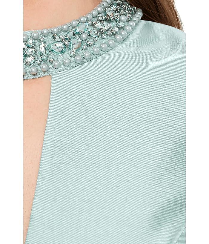 Adrianna Papell Key Hole Mikado Midi Dress - Image 4