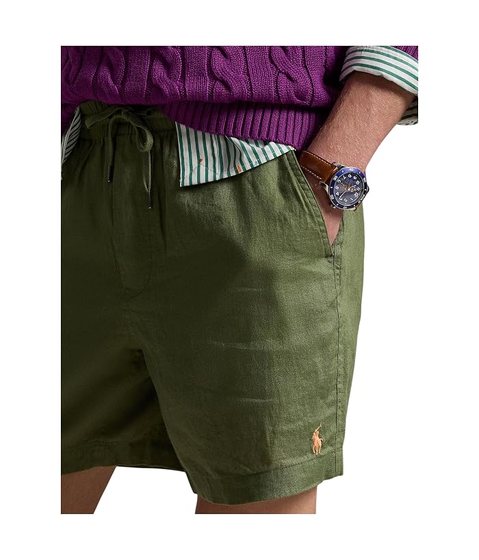 Polo Ralph Lauren 6" Polo Prepster Linen Shorts - Image 4