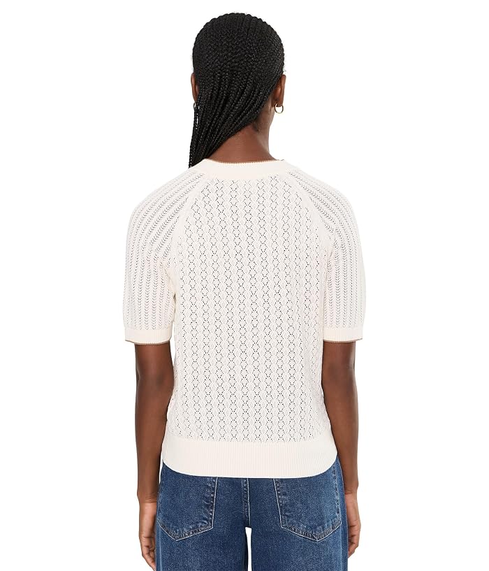 Lilla P Mixed Stitch Crew Neck Sweater - Image 4