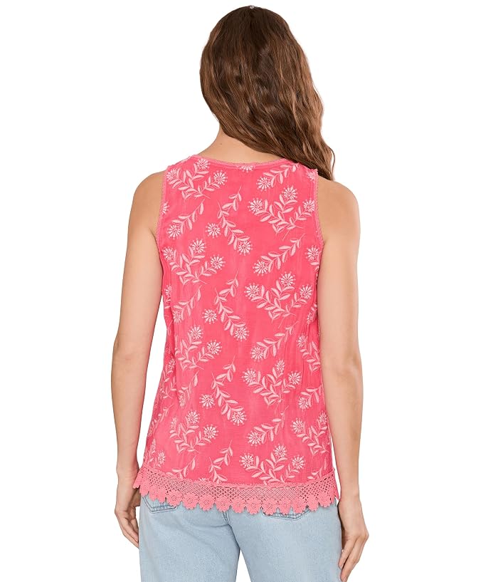 Johnny Was Wayne Tank - Tossed Floral - Image 4
