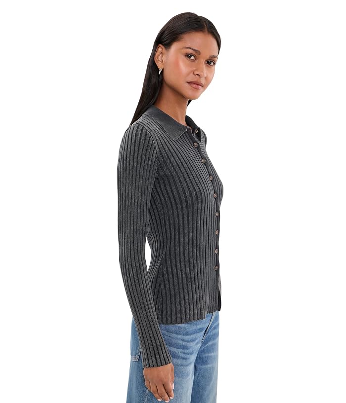 Faherty Sunwashed Cotton Ribbed Cardigan - Image 4