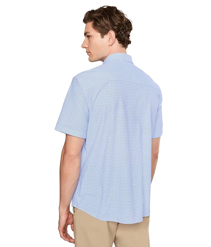 Johnston & Murphy XC+ Motion Short Sleeve Print Knit Shirt - Image 4