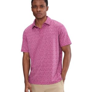 Johnston & Murphy Xc+ Ace Printed Performance Polo