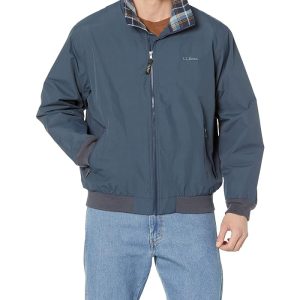 L.L.Bean Warm-Up Jacket Flannel Lined Regular