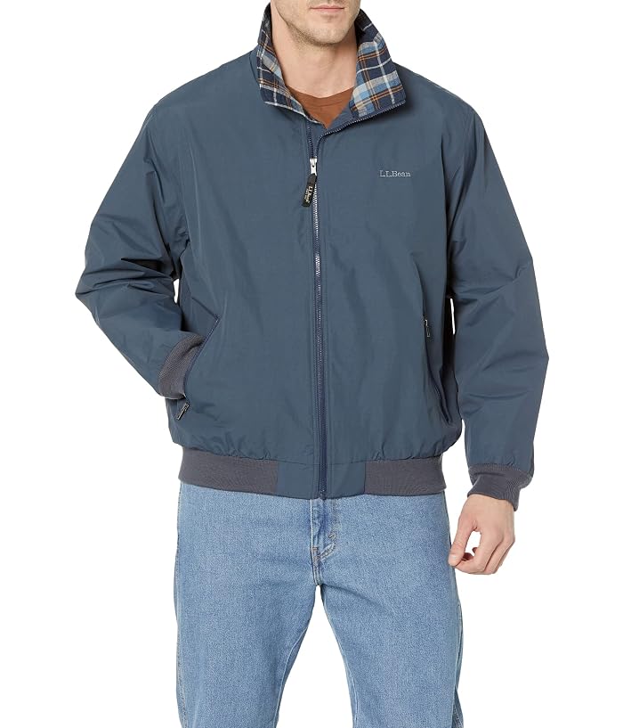 L.L.Bean Warm-Up Jacket Flannel Lined Regular