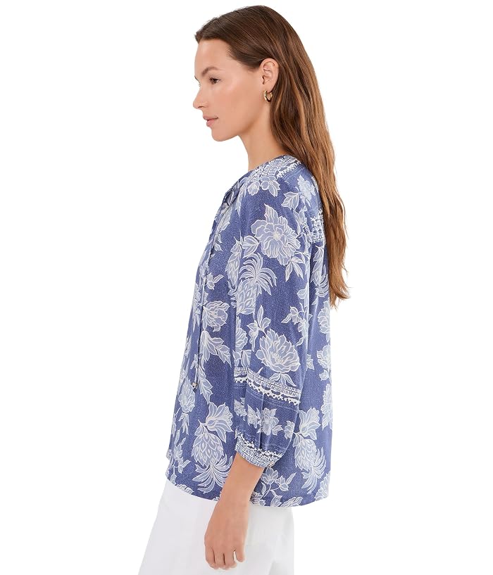 Tommy Bahama Breezy Blooms 3/4 Sleeve Blouse - Image 3
