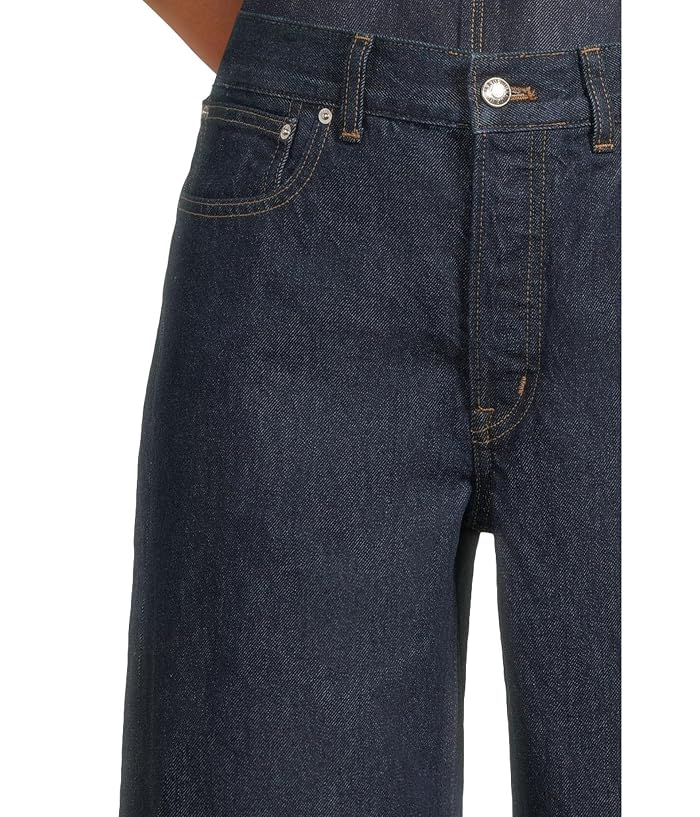Madewell Low Slung Baggy Rinse With Cuff In Rinse Wash - Image 4