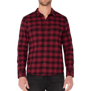 Liverpool Los Angeles Long Sleeve Button Up Shirt With Flap Pockets
