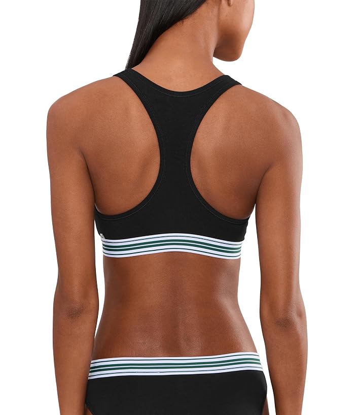 Lacoste Contrast Band Stretch Cotton Bralette - Image 4