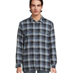L.L.Bean Fleece-Lined Flannel Shirt Traditional Fit