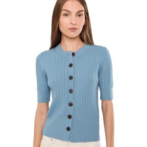Varley Rhys Short Sleeve Cardigan
