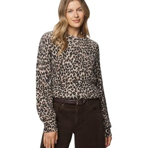 Splendid Delaney Leopard Sweater