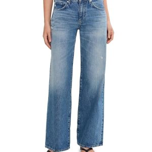AG Jeans Adria Low Rise Baggy Wide Leg in Reserva