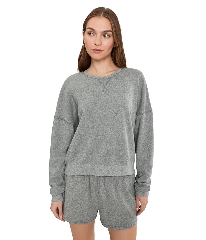 HONEYDEW Weekend Club Long Sleeve Shorties Set