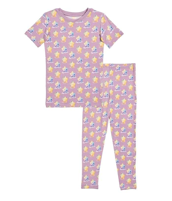 Kickee Pants Kids Print Short Sleeve Pajama Set (Toddler/Little Kid/Big Kid) - Image 4