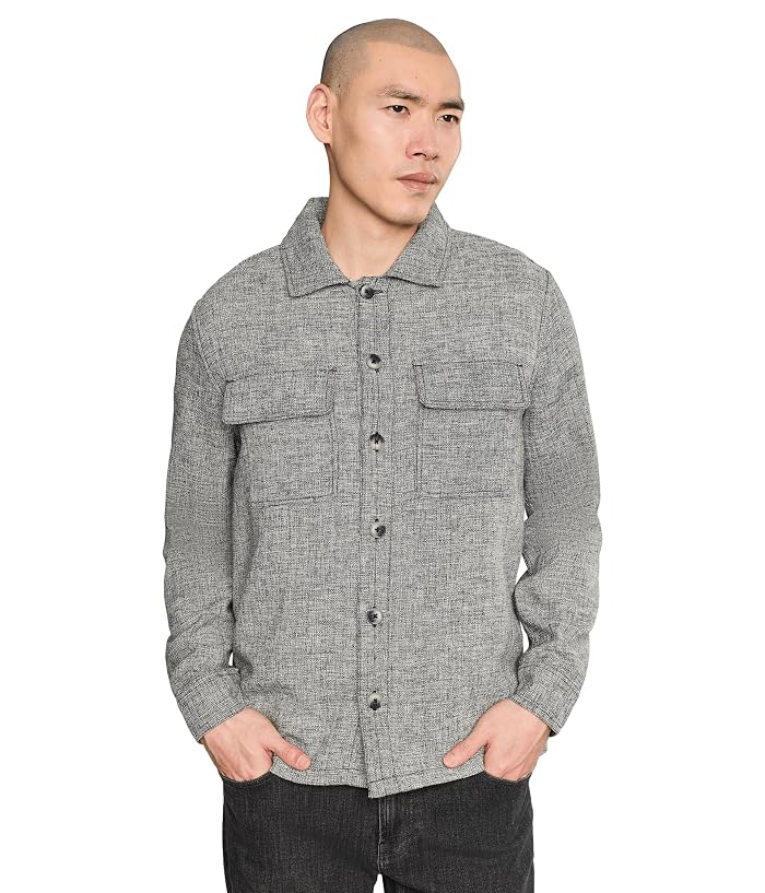 Liverpool Los Angeles Long Sleeve Flap Pocket Collared Overshirt