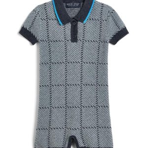 Barefoot Dreams Kids Plaid Onesie (Infant)