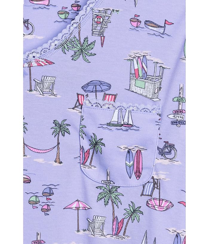 Karen Neuburger Plus Size V-Neck Tee & Bermuda Shorts Pajama Set - Image 3