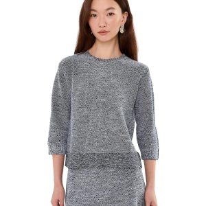 NIC+ZOE Tweed Stitch Sweater