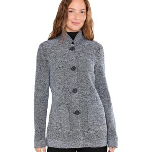 NIC+ZOE Tweed Stitch Sweater Jacket