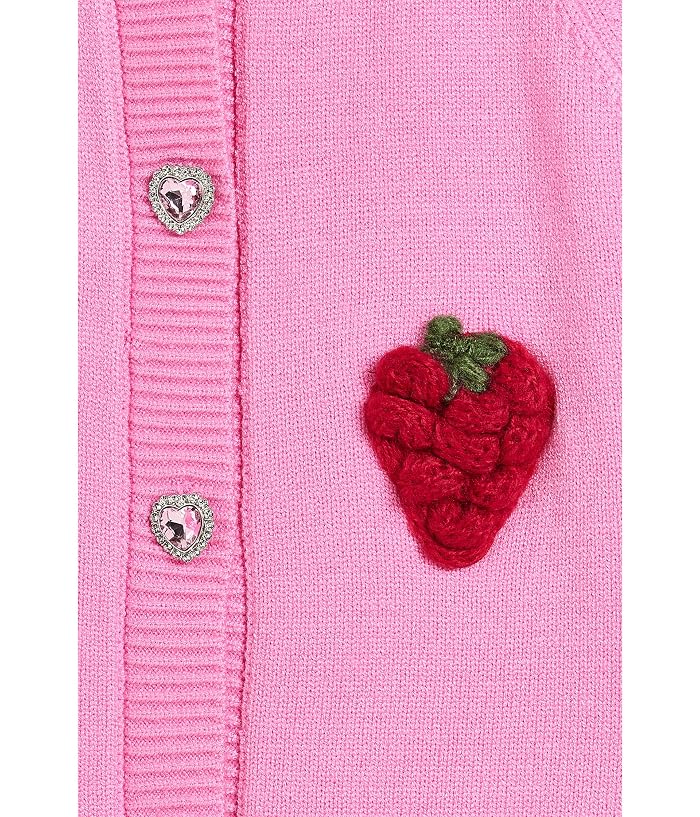 Lola and The Boys Sweet Strawberry Cardigan (Toddler/Little Kid/Big Kid) - Image 3