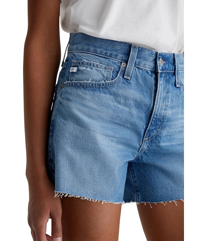 AG Jeans Halle High-Rise Relaxed Shorts - Image 4