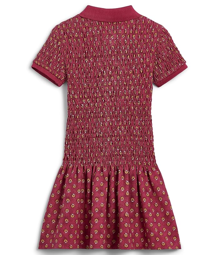 Polo Ralph Lauren Kids Floral Smocked Stretch Mesh Polo Dress (Big Kid) - Image 2