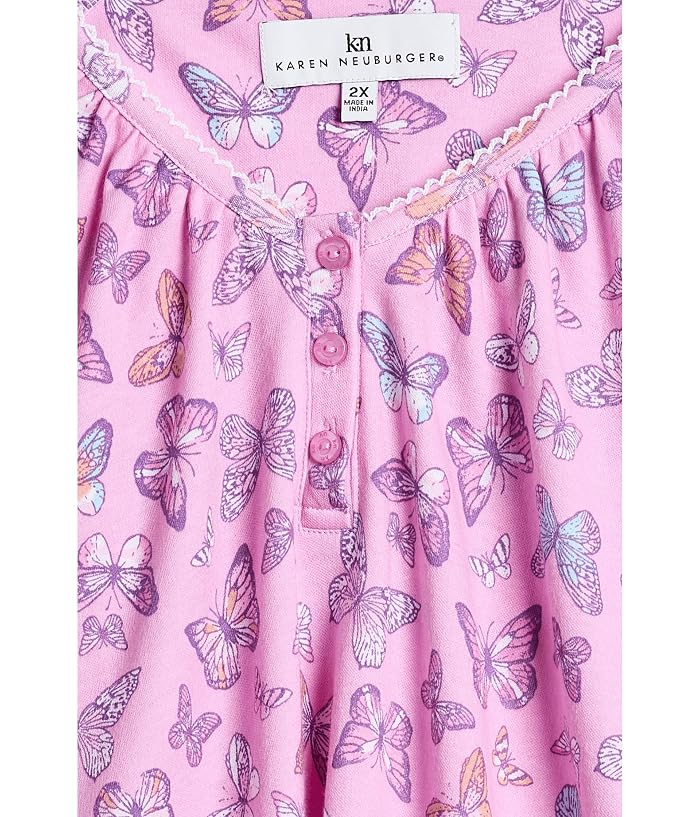 Karen Neuburger Plus Size Short Sleeve Henley Bermuda Short Pajama Set - Image 3