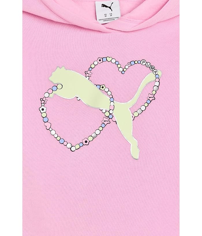 PUMA Kids Charmed Pullover Hoodie (Little Kid) - Image 3