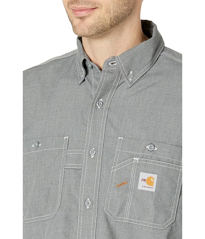 Carhartt Flame-Resistant Force Original Fit Lightweight Long Sleeve Button Front Shirt - Image 3