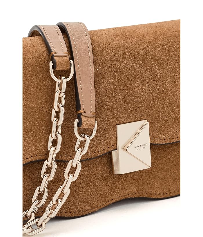 Kate Spade New York Deco Wavy Suede Mini Crossbody Bag - Image 4