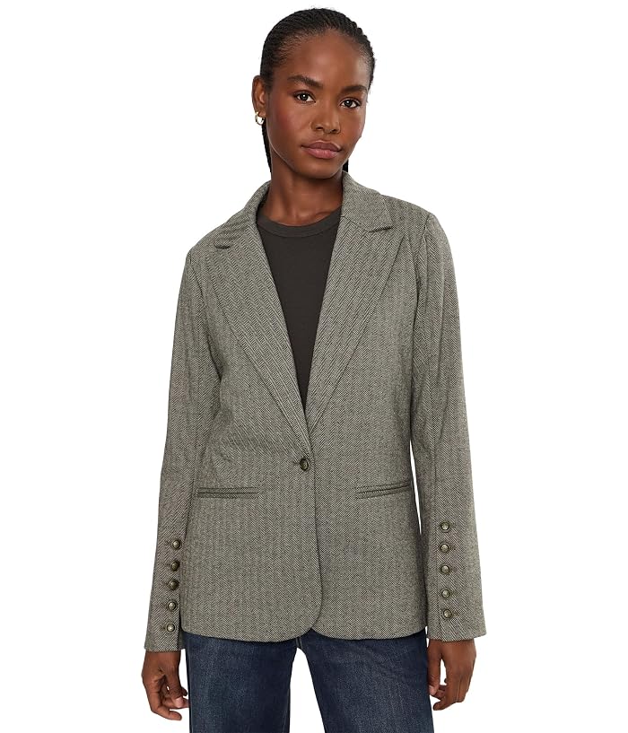 Liverpool Los Angeles Blazer With Button Sleeve
